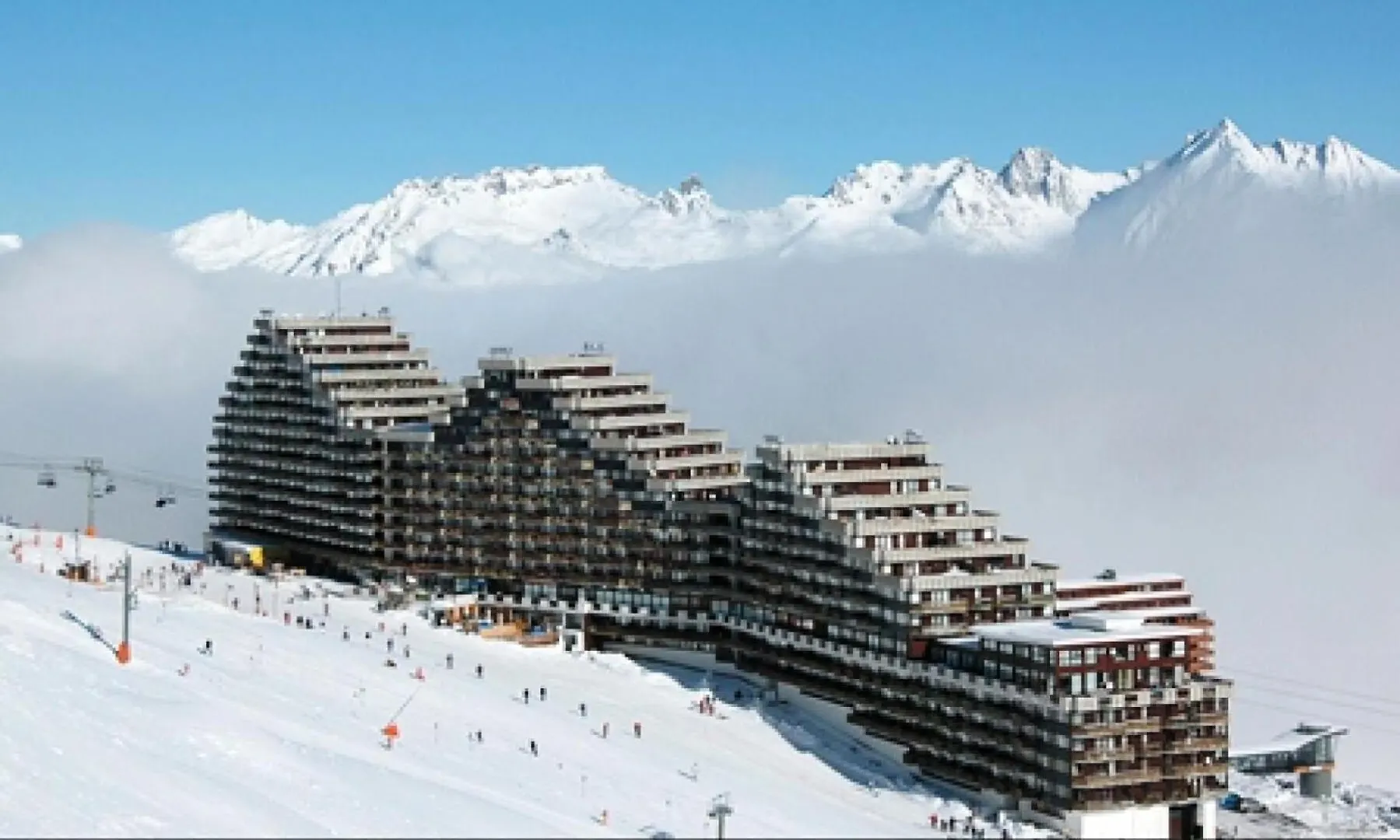 Apartment Residence Fleche - Studio Cabine 4 Personnes Expose Sud Mae-3384 La Plagne