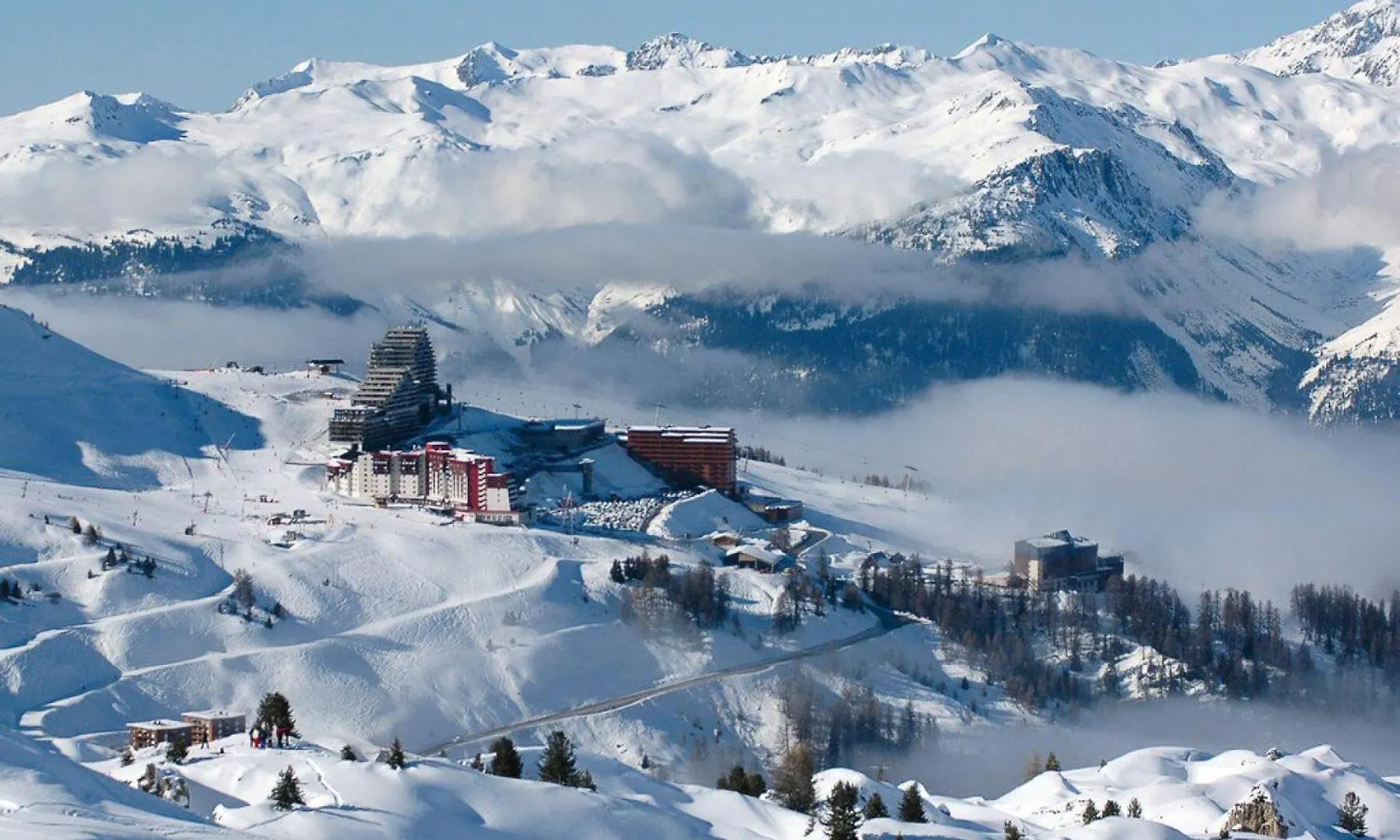 Residence Fleche - Studio Cabine 4 Personnes Expose Sud Mae-3384 La Plagne France