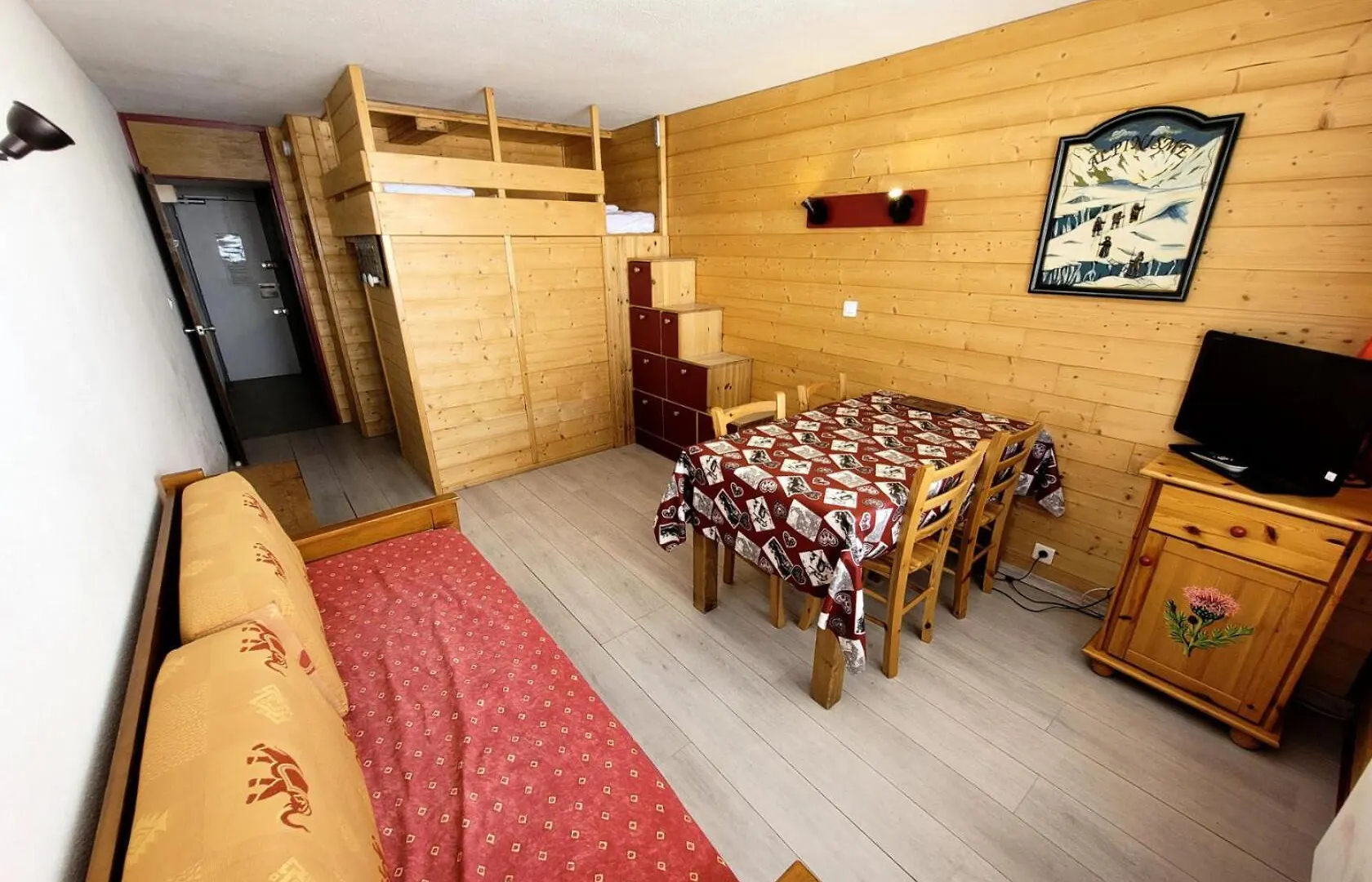 Residence Fleche - Studio Cabine 4 Personnes Expose Sud Mae-3384 La Plagne